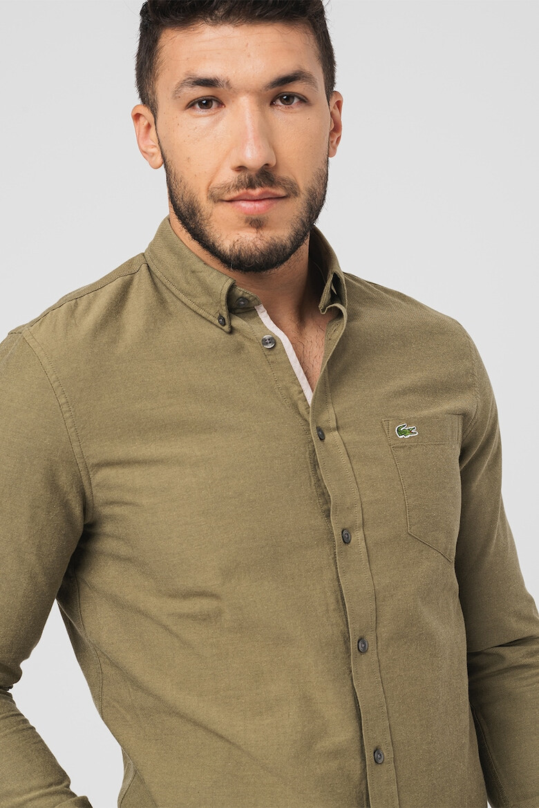 Lacoste Camasa regular fit cu logo brodat - Pled.ro