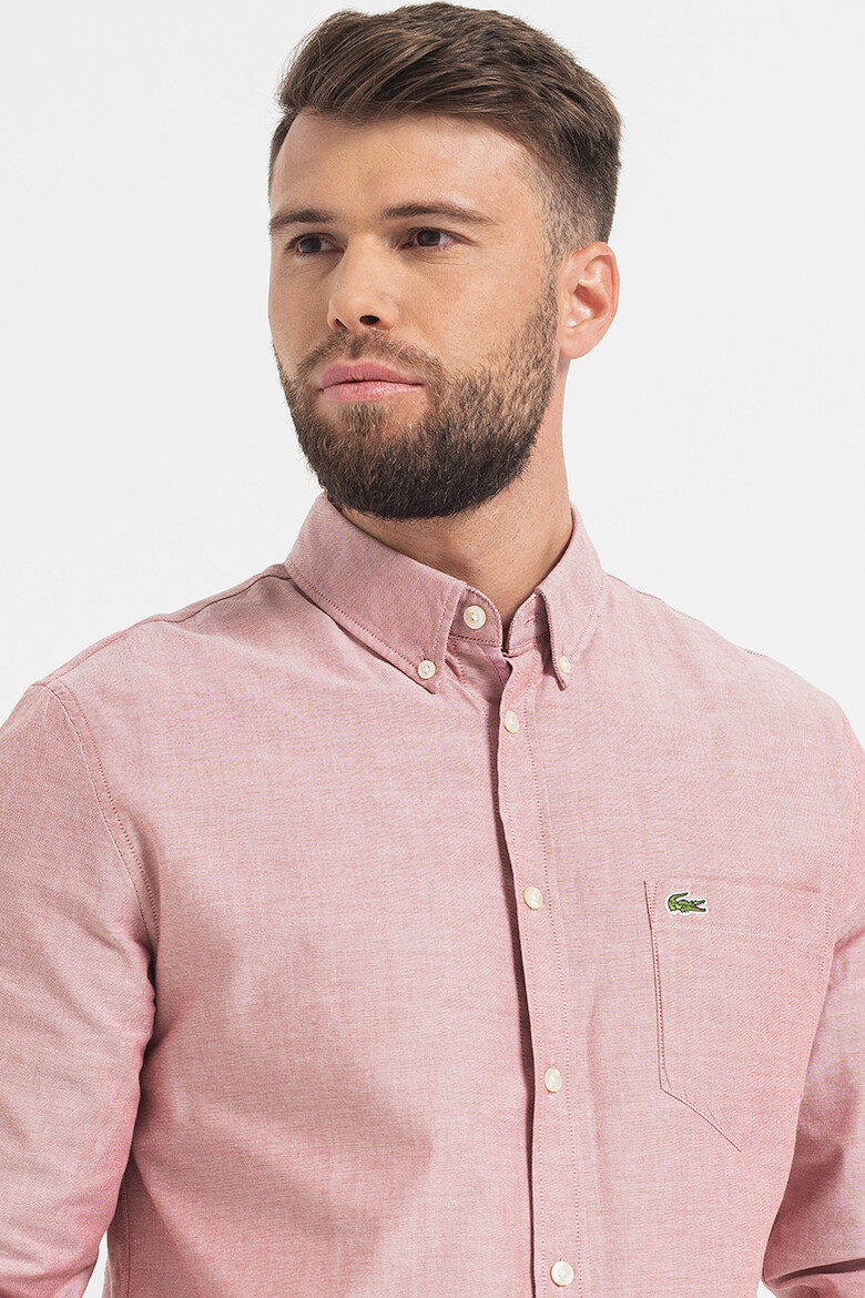 Lacoste Camasa regular fit cu logo brodat - Pled.ro