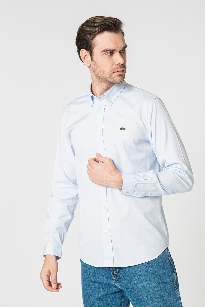 Lacoste Camasa regular fit de bumbac cu guler fixat cu nasturi - Pled.ro