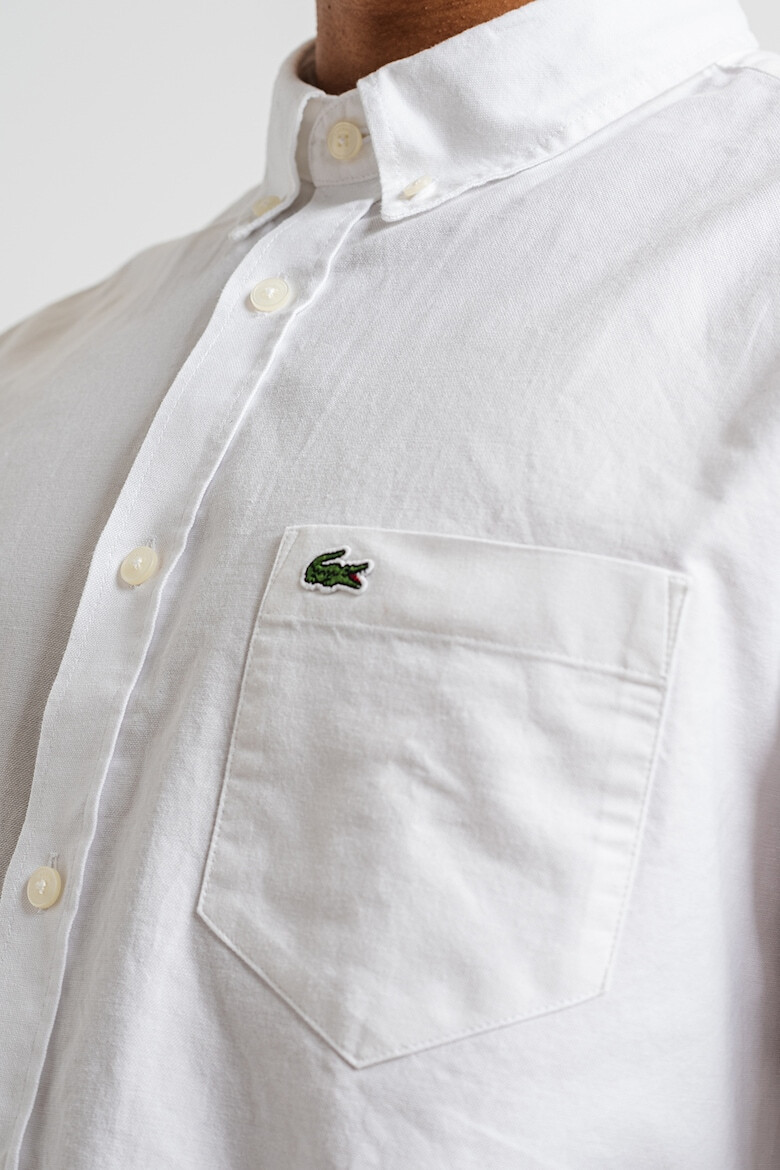 Lacoste Camasa regular fit din bumbac cu buzunar pe piept - Pled.ro