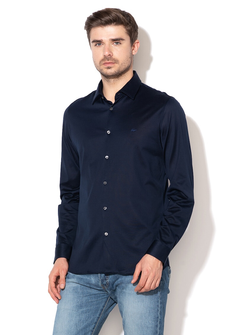 Lacoste Camasa slim fit cu broderie - Pled.ro