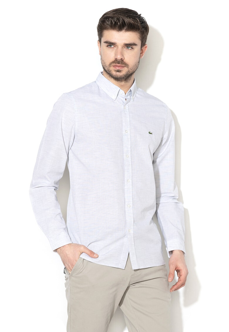 Lacoste Camasa slim fit cu guler cu nasturi - Pled.ro