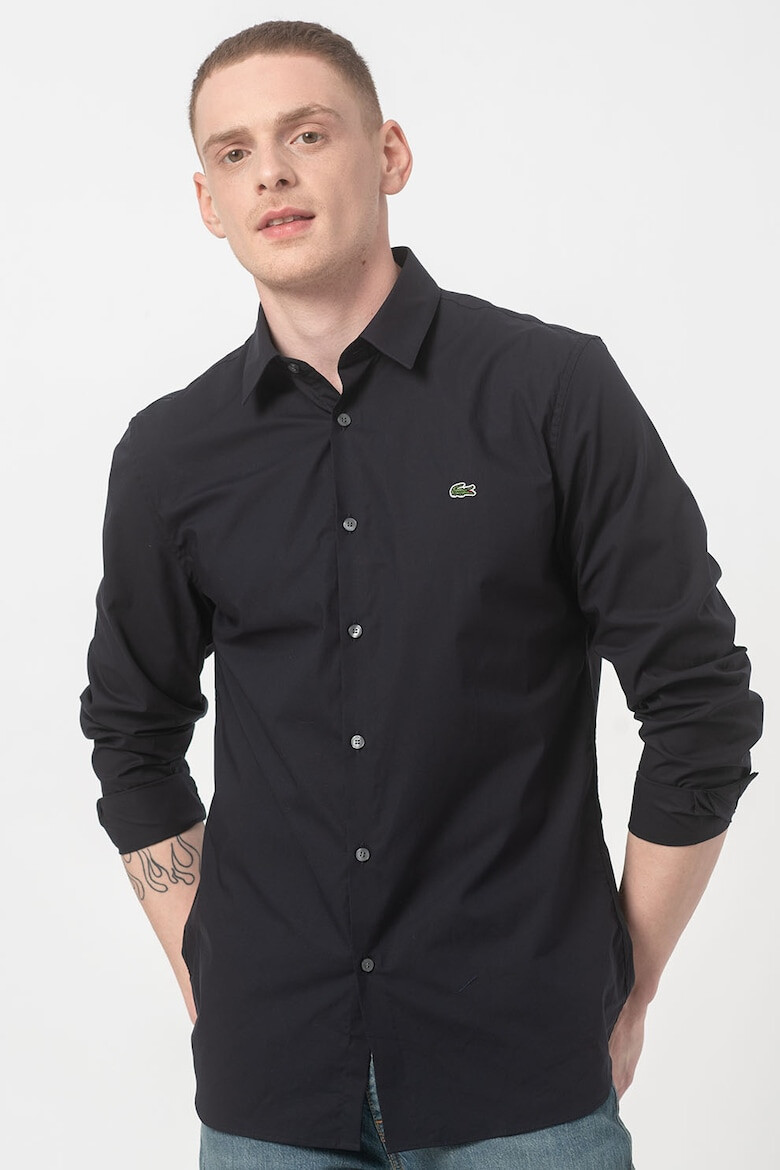 Lacoste Camasa slim fit cu logo brodat pe piept - Pled.ro