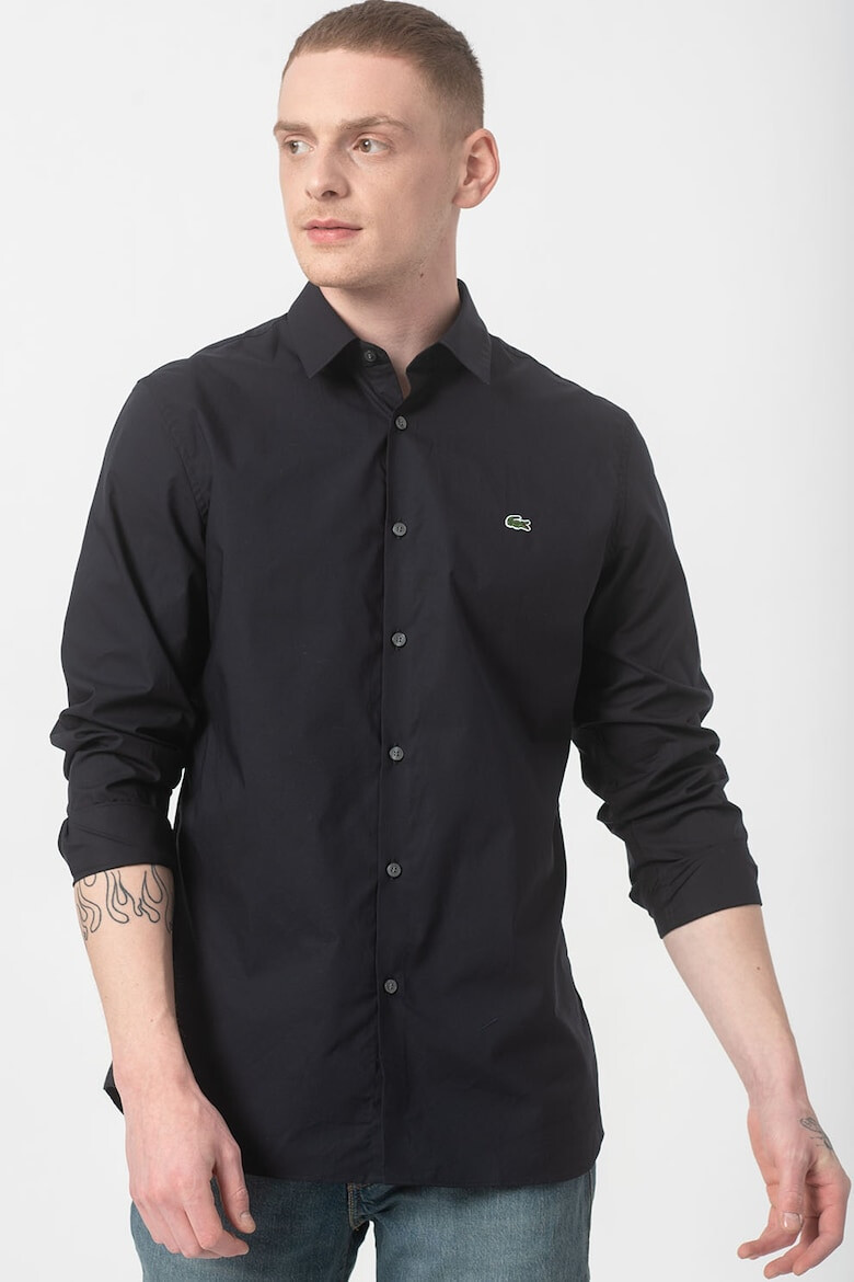 Lacoste Camasa slim fit cu logo brodat pe piept - Pled.ro