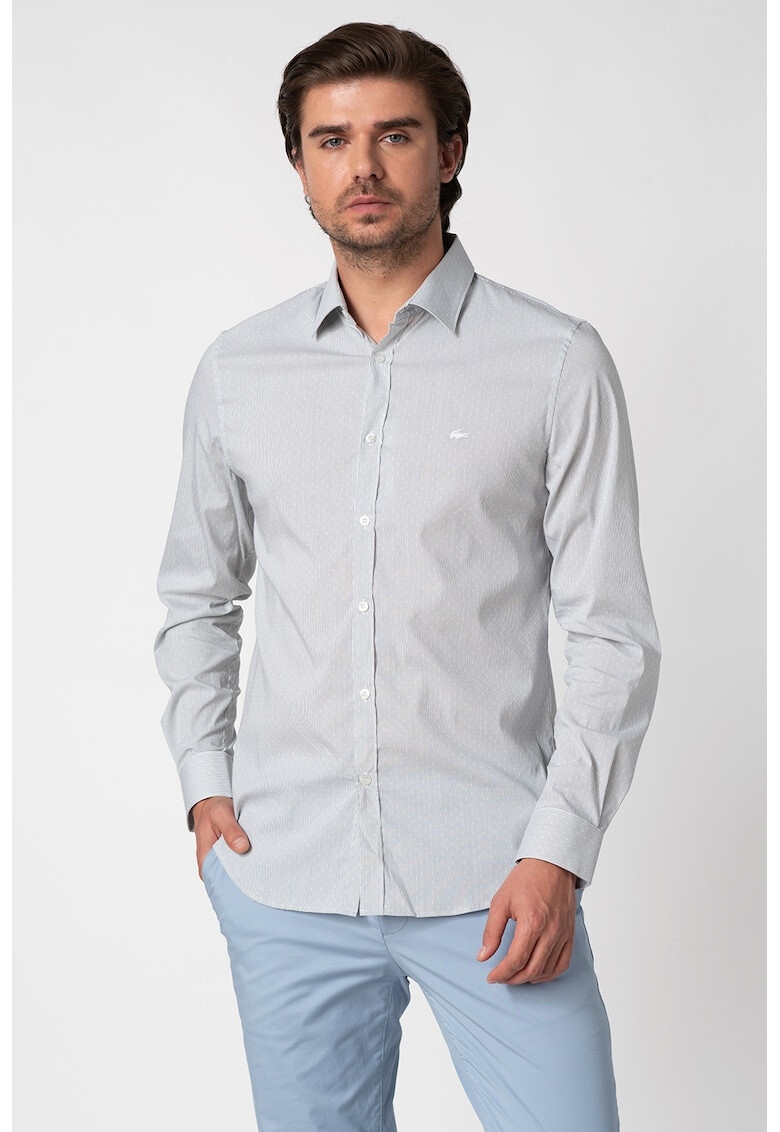 Lacoste Camasa slim fit cu model in dungi - Pled.ro