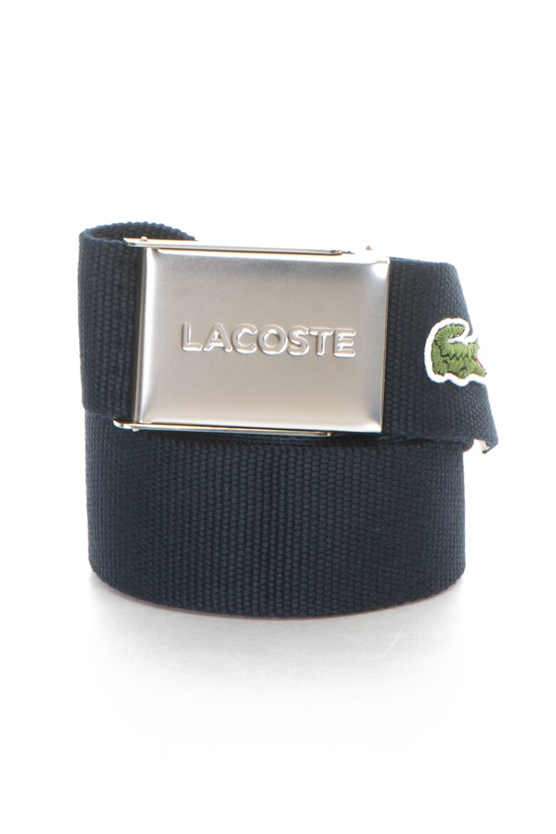 Lacoste Curea cu aspect tesut si logo - Pled.ro