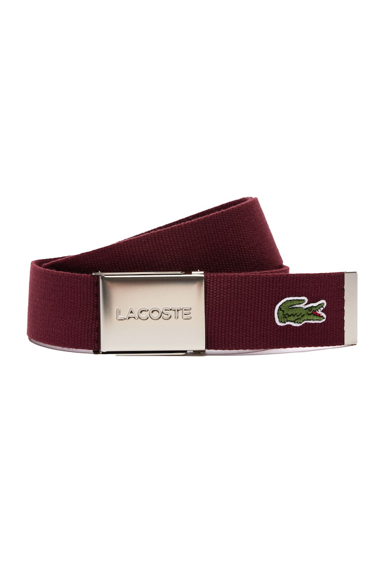 Lacoste Curea din material textil cu catarama metalica - Pled.ro