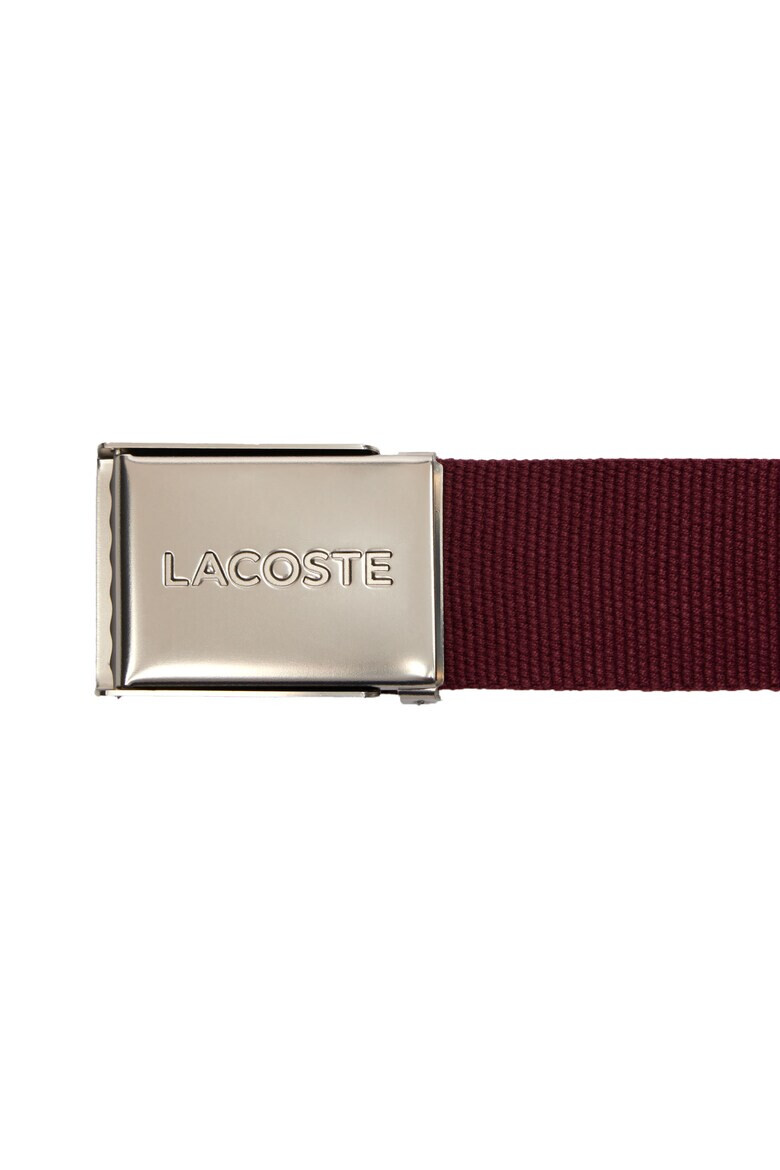 Lacoste Curea din material textil cu catarama metalica - Pled.ro