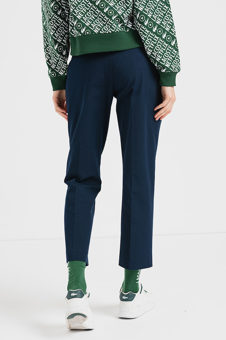 Lacoste Pantaloni crop cu pensa - Pled.ro