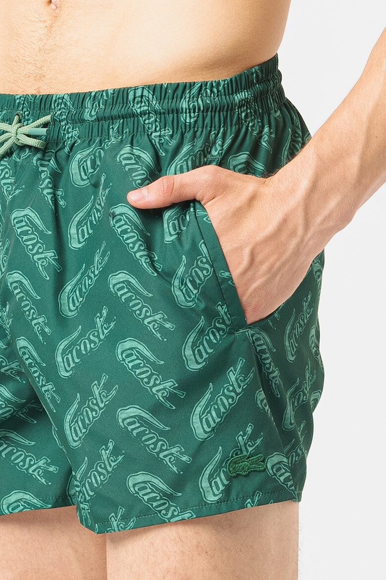 Lacoste Pantaloni scurti de baie cu imprimeu logo - Pled.ro