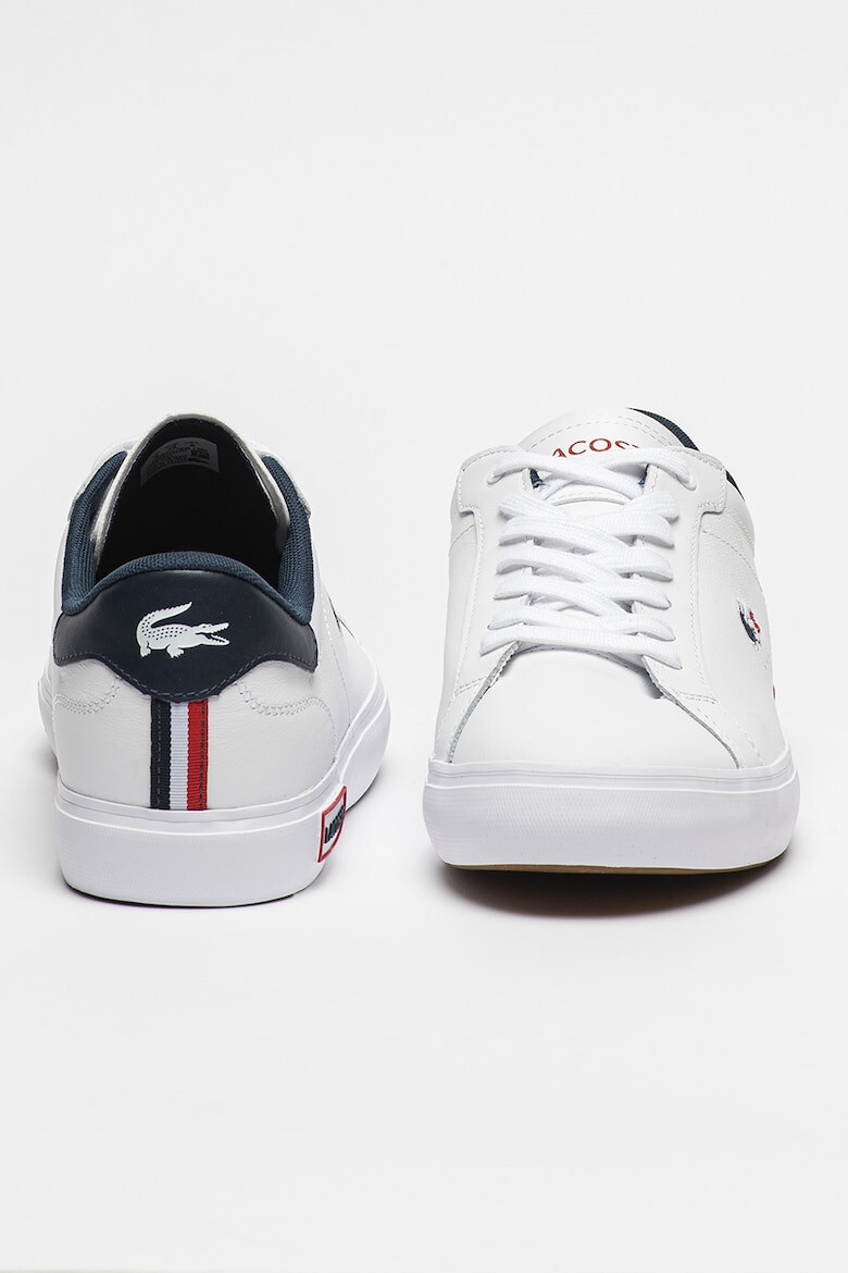 Lacoste Pantofi sport de piele cu motiv logo Powercourt - Pled.ro