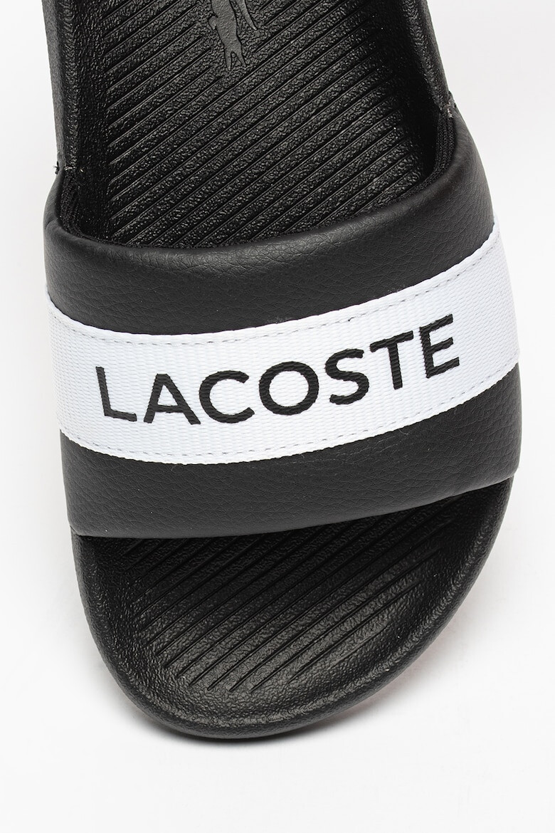 Lacoste Papuci cu logo Croco - Pled.ro