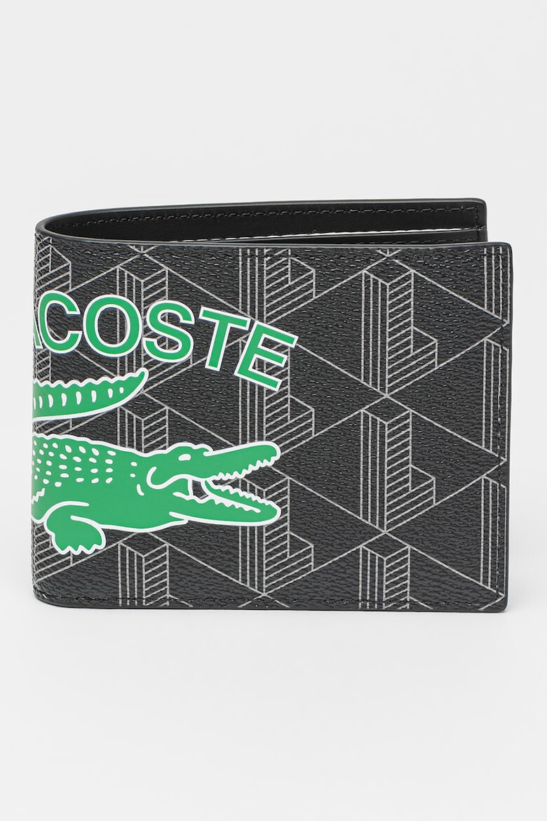 Lacoste Portofel pliabil de piele ecologica cu imprimeu logo - Pled.ro