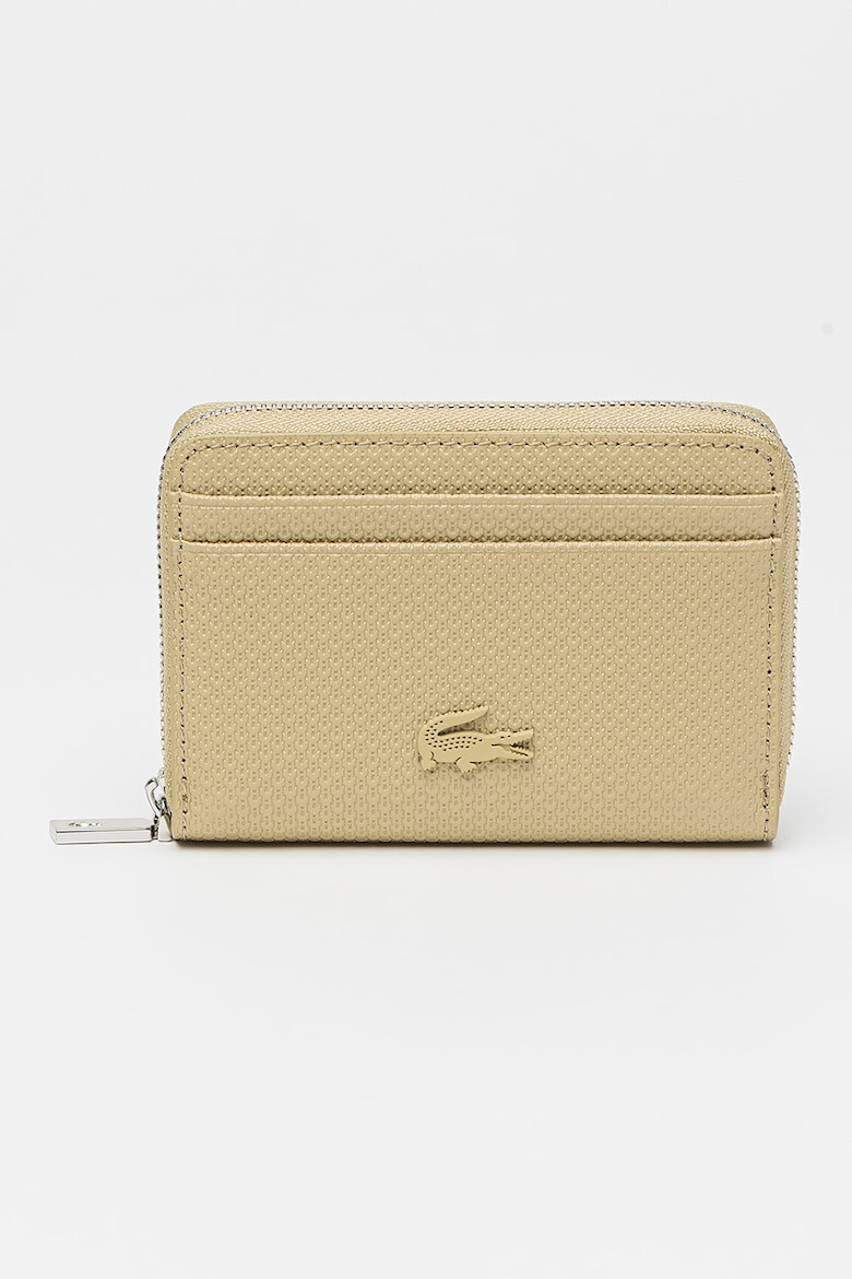 Lacoste Portofel unisex de piele cu fermoar - Pled.ro