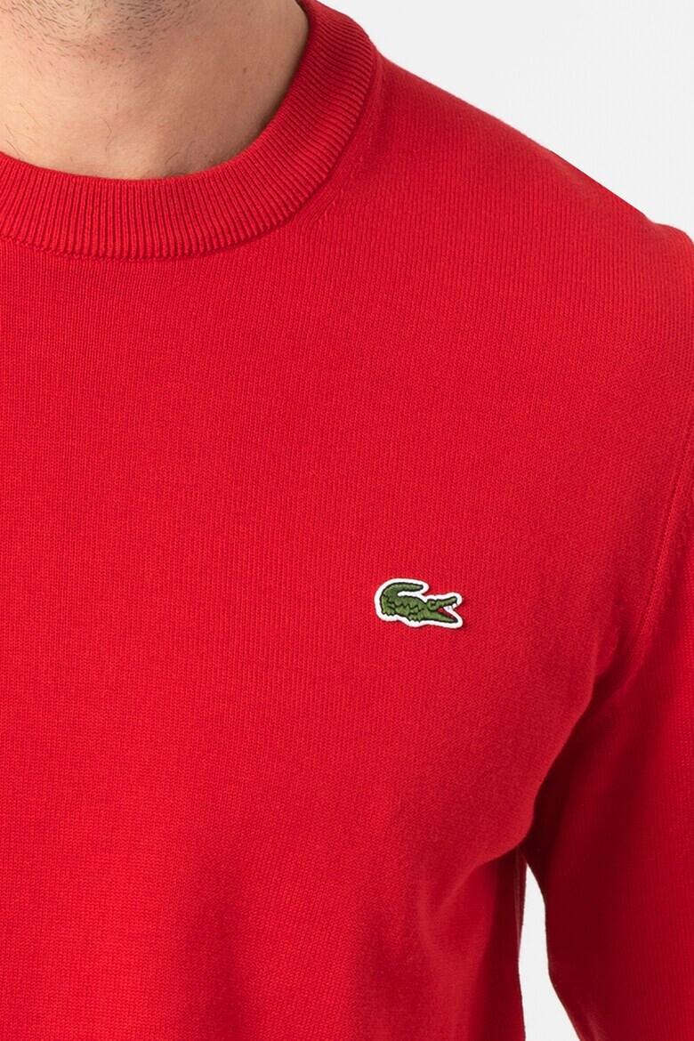 Lacoste Pulover regular fit de bumbac organic - Pled.ro