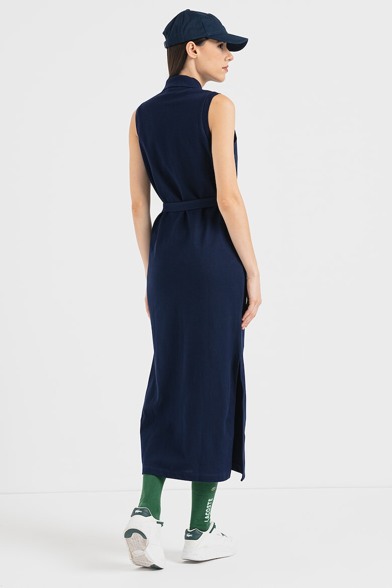 Lacoste Rochie-camasa maxi cu slituri laterale fara maneci - Pled.ro