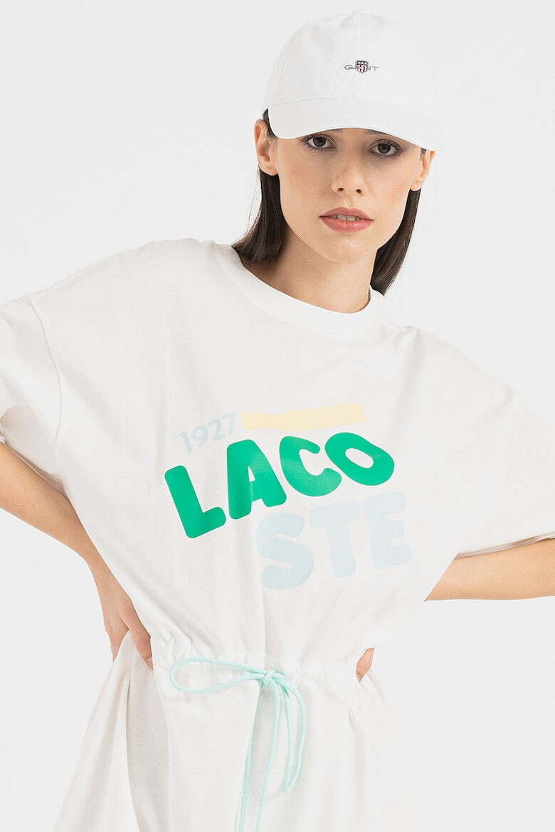 Lacoste Rochie de bumbac cu logo - Pled.ro