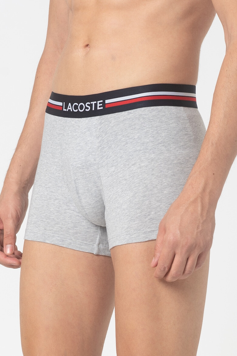 Lacoste Set de boxeri cu banda logo in talie - 3 perechi - Pled.ro