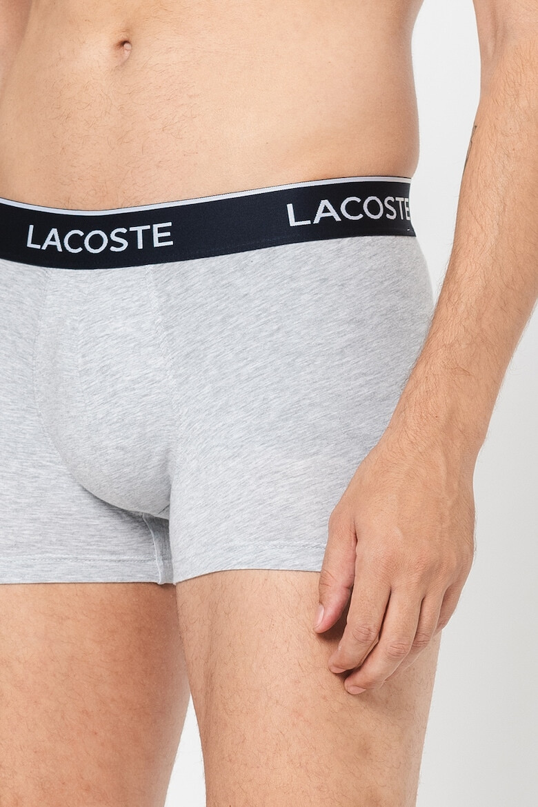 Lacoste Set de boxeri cu banda logo in talie - 3 perechi - Pled.ro