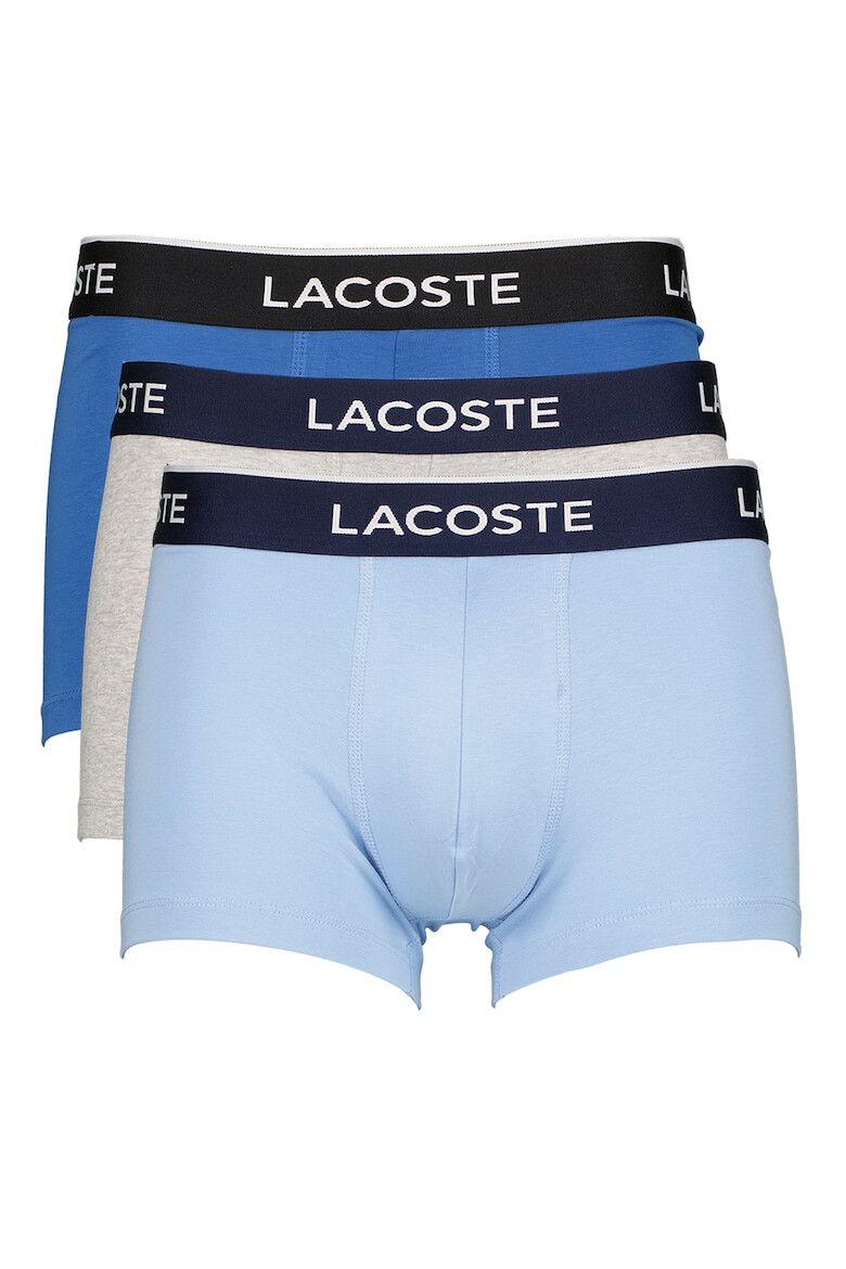 Lacoste Set de boxeri cu banda logo in talie - 3 perechi - Pled.ro