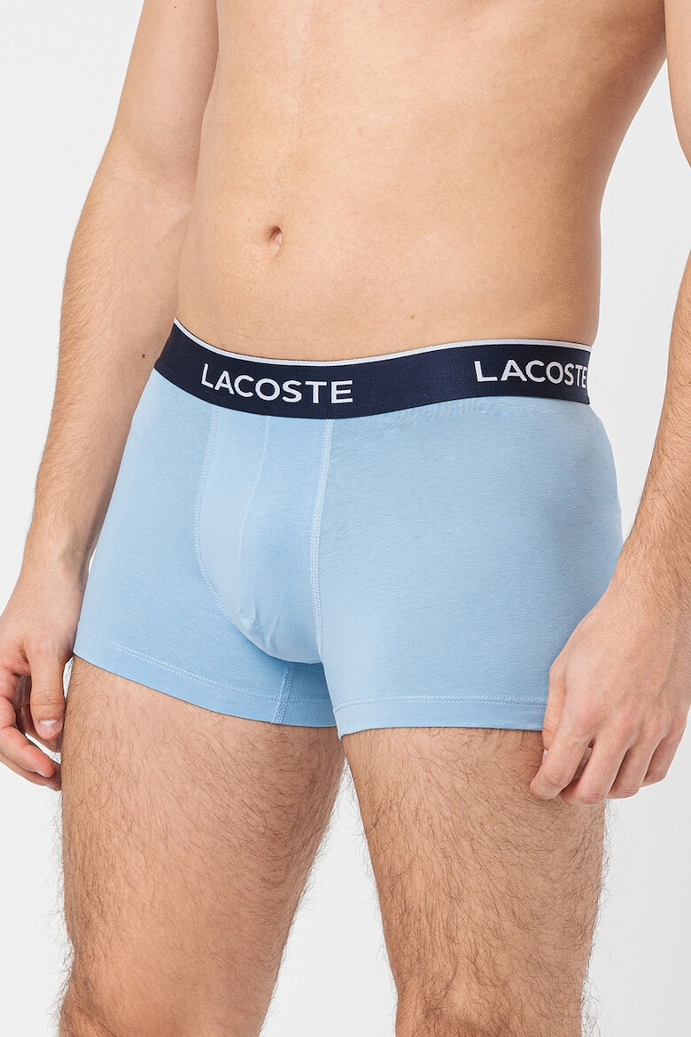 Lacoste Set de boxeri cu banda logo in talie - 3 perechi - Pled.ro