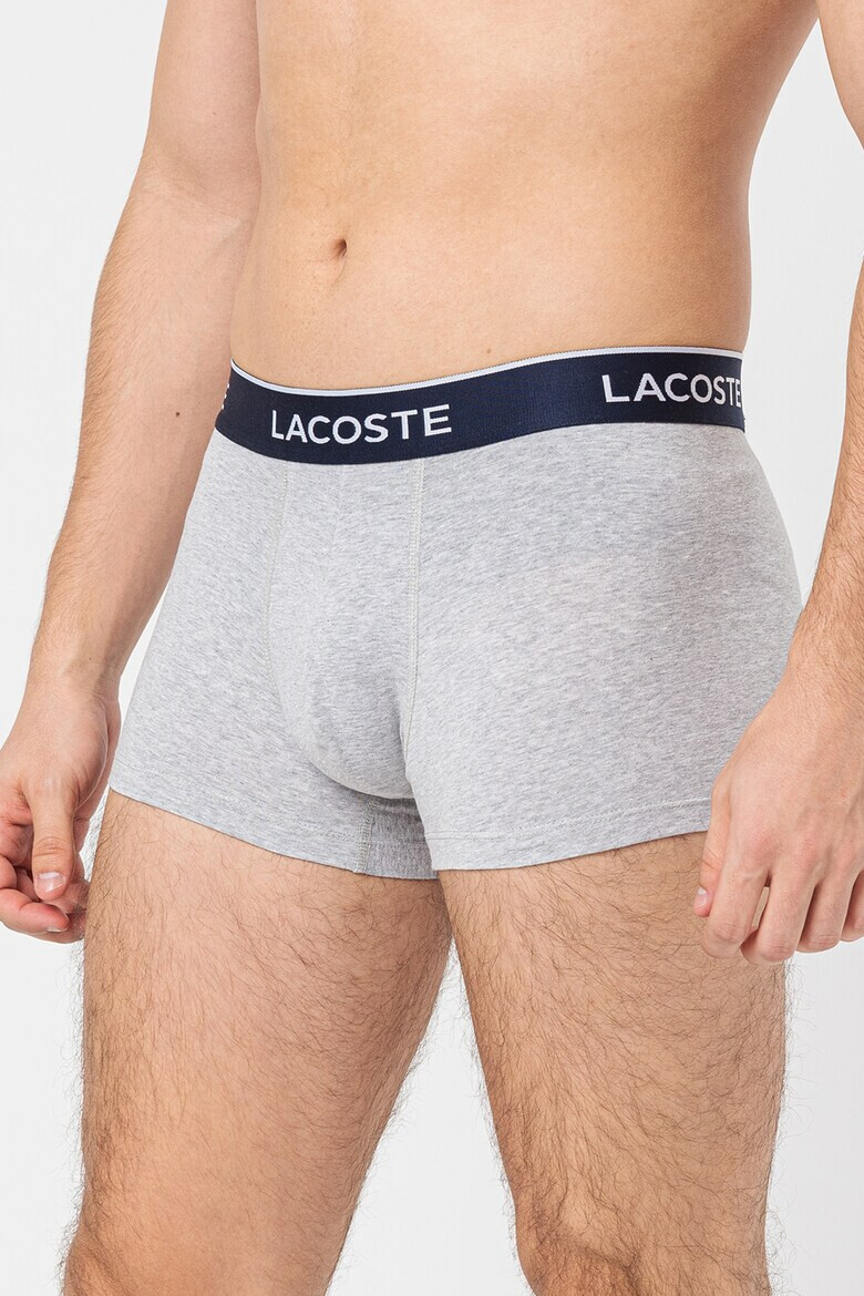 Lacoste Set de boxeri cu banda logo in talie - 3 perechi - Pled.ro