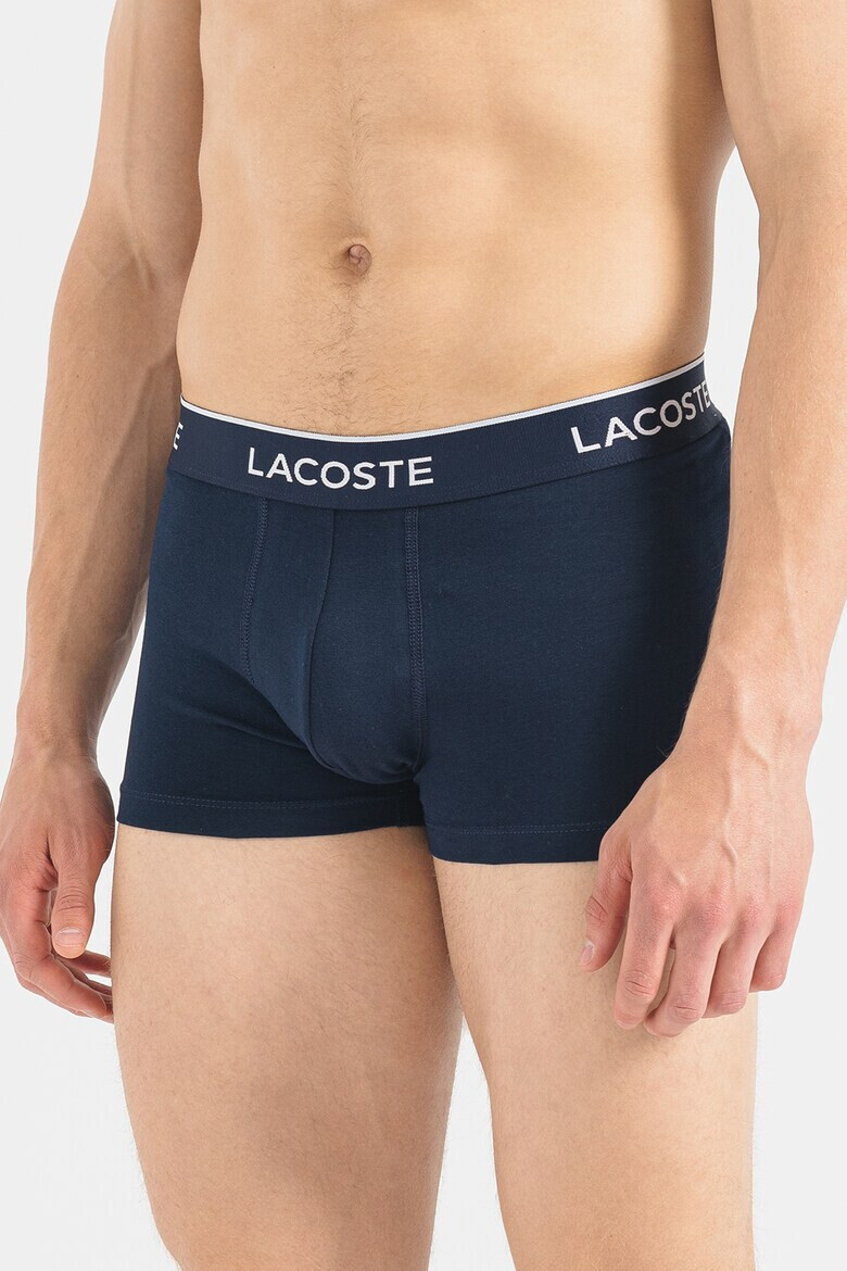 Lacoste Set de boxeri cu banda logo in talie - 3 perechi - Pled.ro