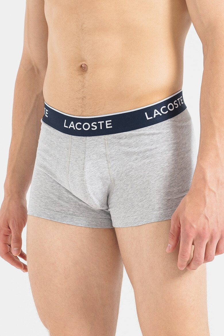 Lacoste Set de boxeri cu banda logo in talie - 3 perechi - Pled.ro