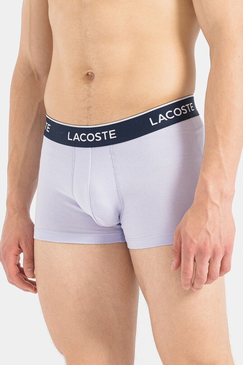 Lacoste Set de boxeri cu banda logo in talie - 3 perechi - Pled.ro