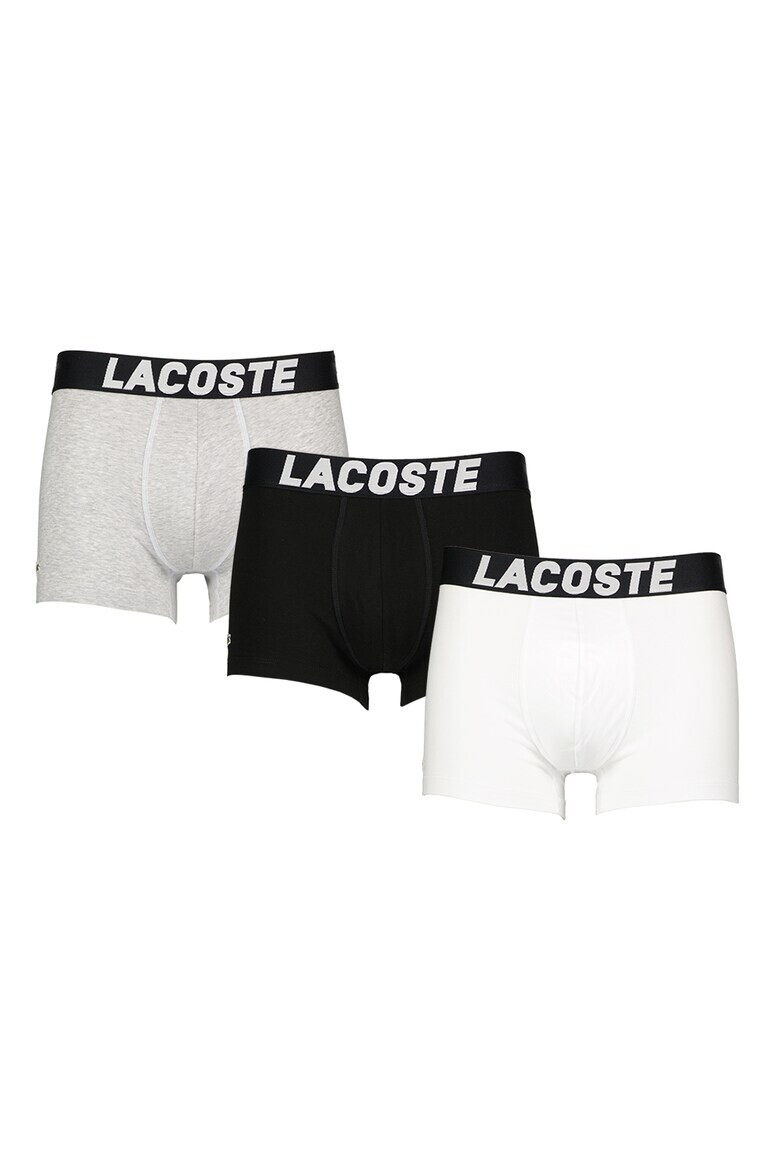 Lacoste Set de boxeri cu banda logo in talie - 3 perechi - Pled.ro