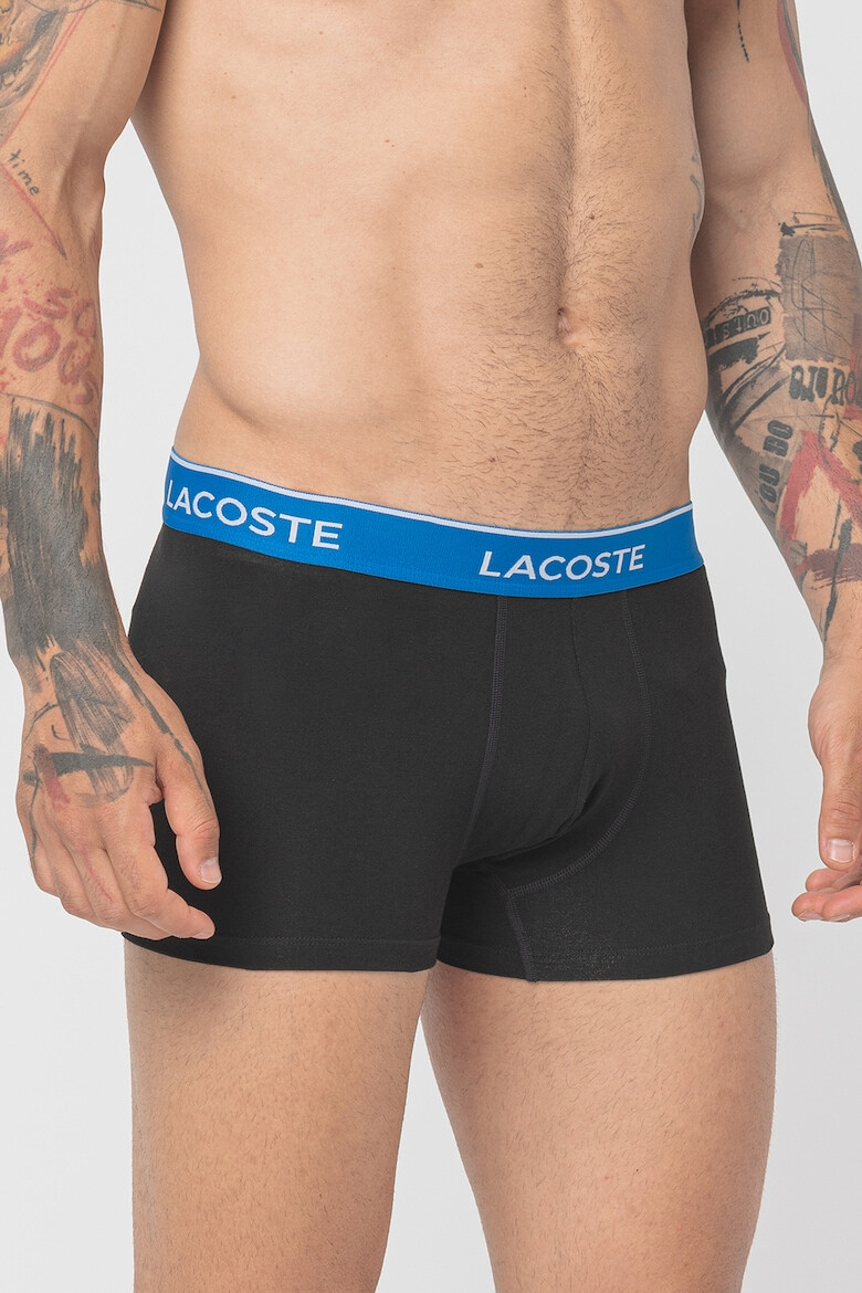 Lacoste Set de boxeri cu banda logo in talie - 3 perechi - Pled.ro