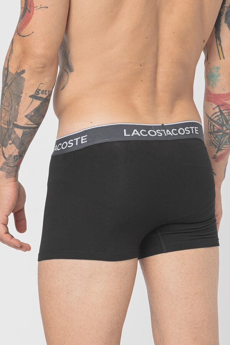 Lacoste Set de boxeri cu banda logo in talie - 3 perechi - Pled.ro