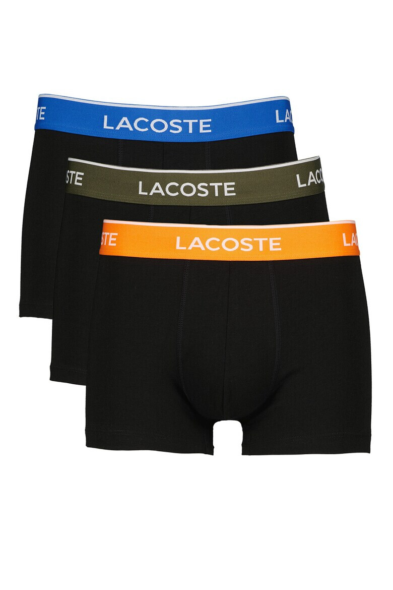 Lacoste Set de boxeri cu banda logo in talie - 3 perechi - Pled.ro