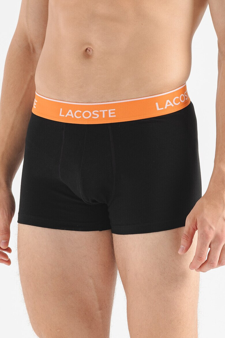 Lacoste Set de boxeri cu banda logo in talie - 3 perechi - Pled.ro