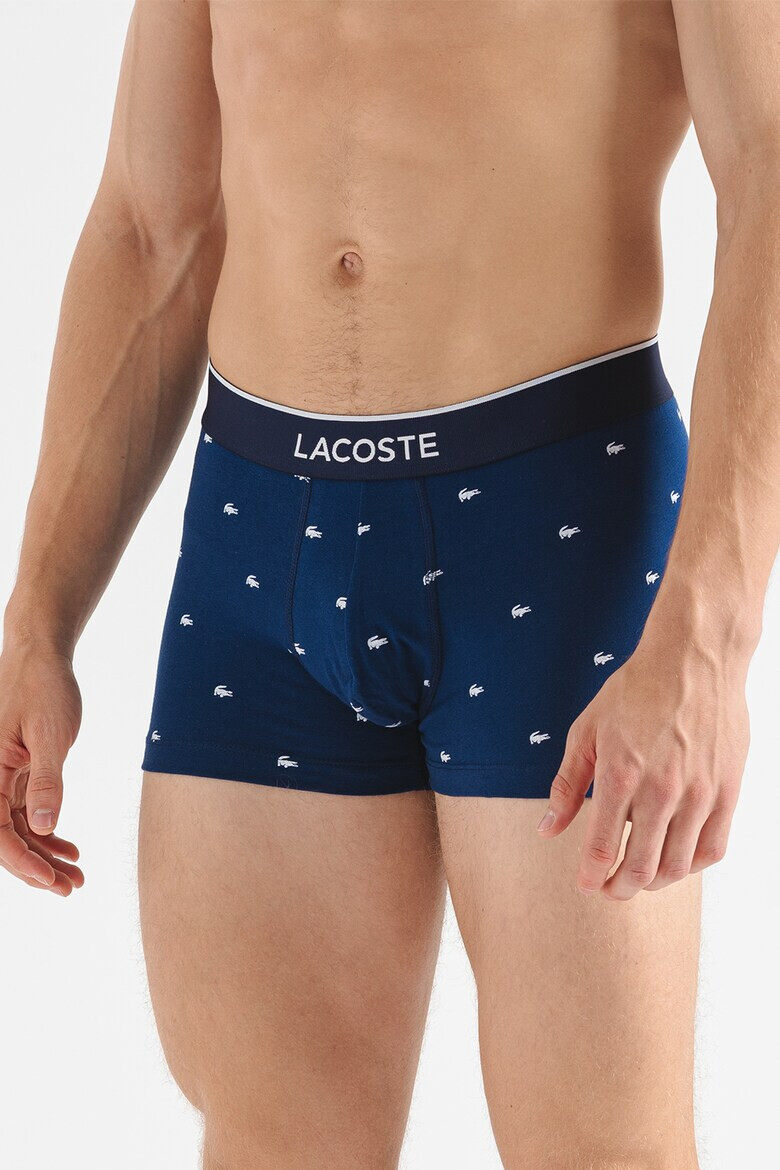 Lacoste Set de boxeri cu banda logo in talie - 3 perechi - Pled.ro