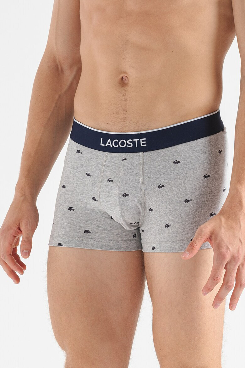 Lacoste Set de boxeri cu banda logo in talie - 3 perechi - Pled.ro