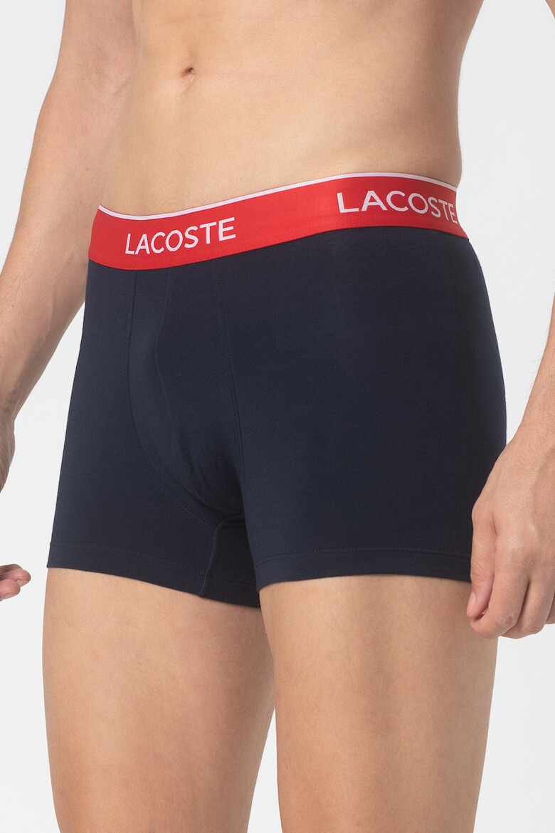 Lacoste Set de boxeri cu banda logo in talie - 3 perechi - Pled.ro