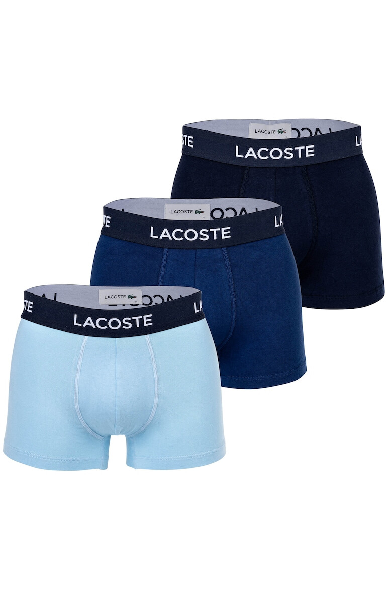 Lacoste Set de boxeri cu banda logo in talie - 3 perechi - Pled.ro