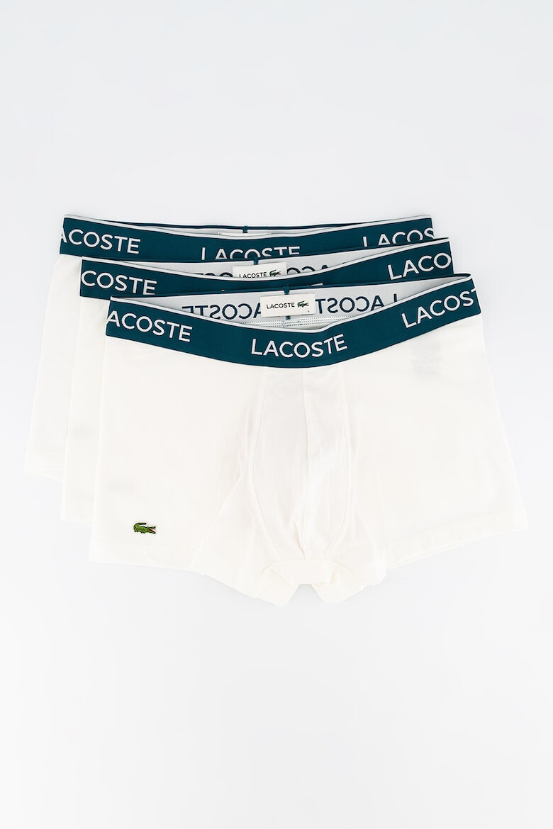 Lacoste Set de boxeri cu banda logo in talie - 3 perechi - Pled.ro