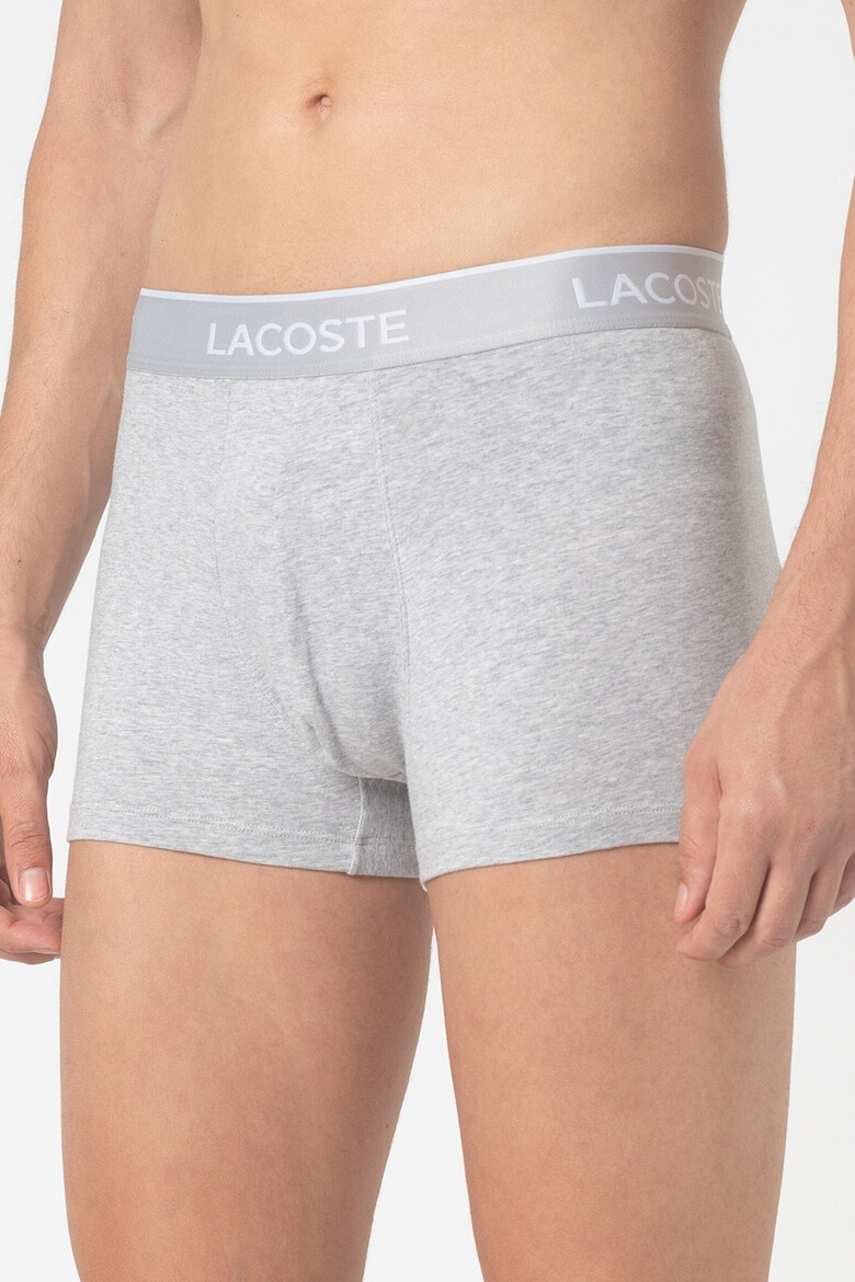 Lacoste Set de boxeri cu banda logo in talie - 3 perechi - Pled.ro