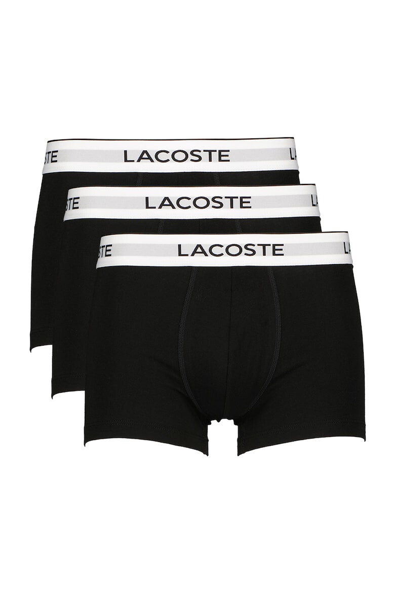 Lacoste Set de boxeri cu banda logo in talie - 3 perechi - Pled.ro