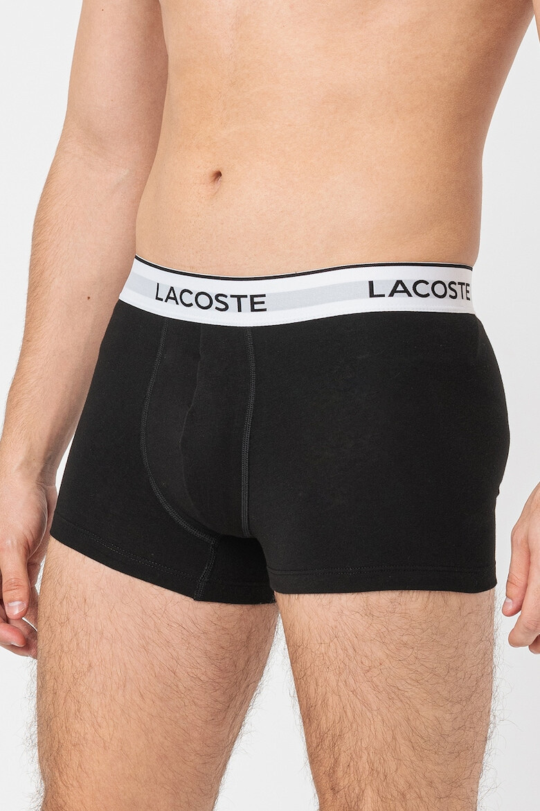 Lacoste Set de boxeri cu banda logo in talie - 3 perechi - Pled.ro