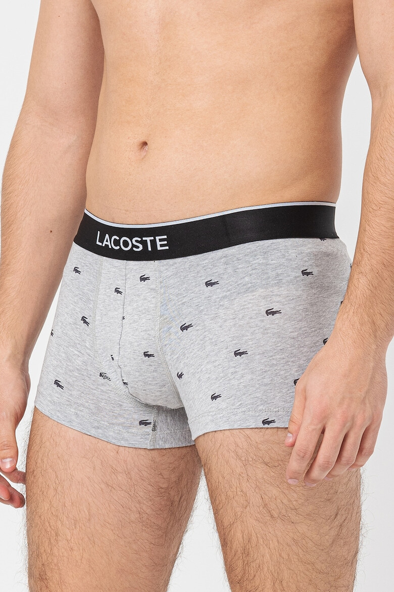 Lacoste Set de boxeri cu banda logo in talie - 3 perechi - Pled.ro