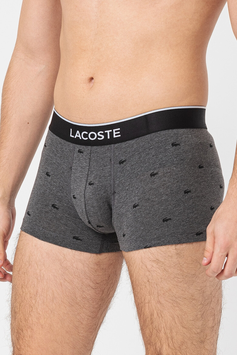 Lacoste Set de boxeri cu banda logo in talie - 3 perechi - Pled.ro