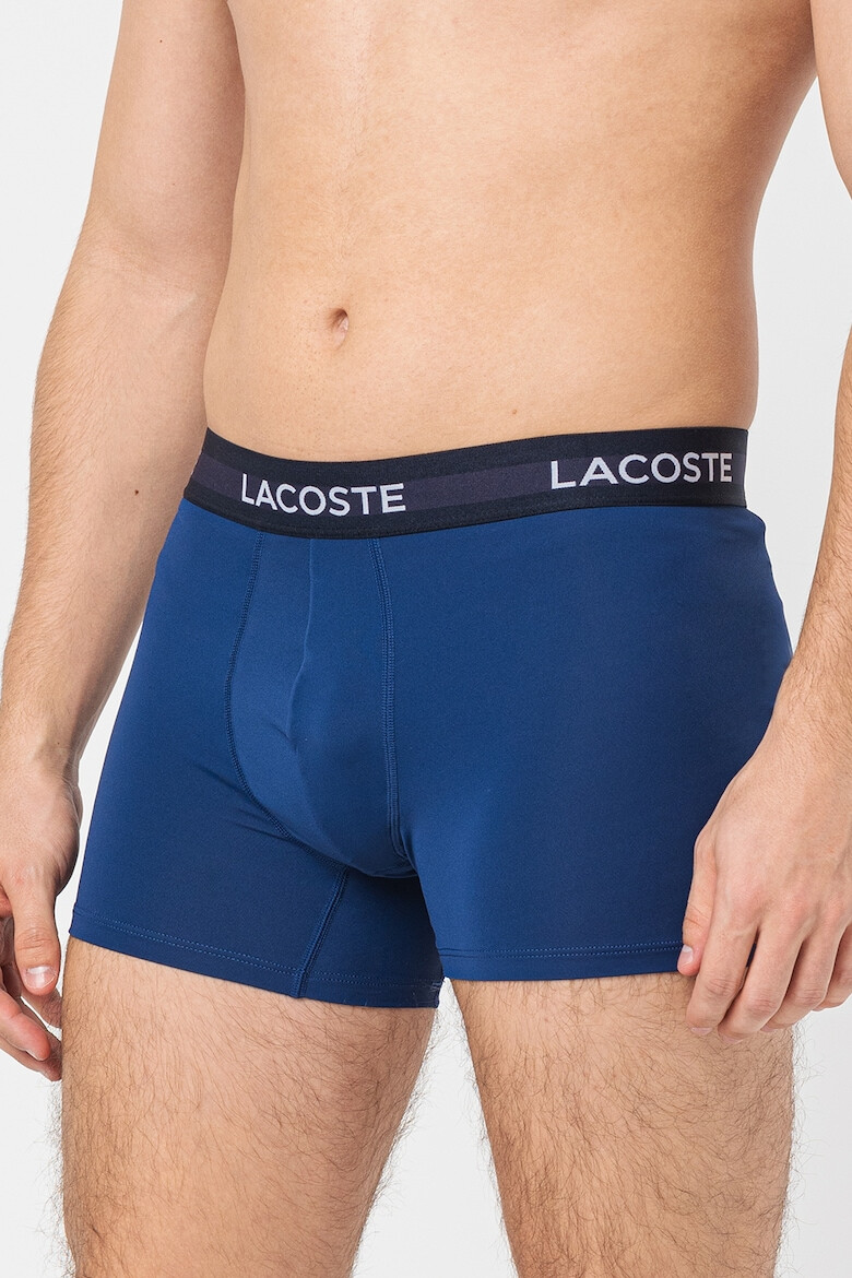 Lacoste Set de boxeri cu banda logo in talie - 3 perechi - Pled.ro