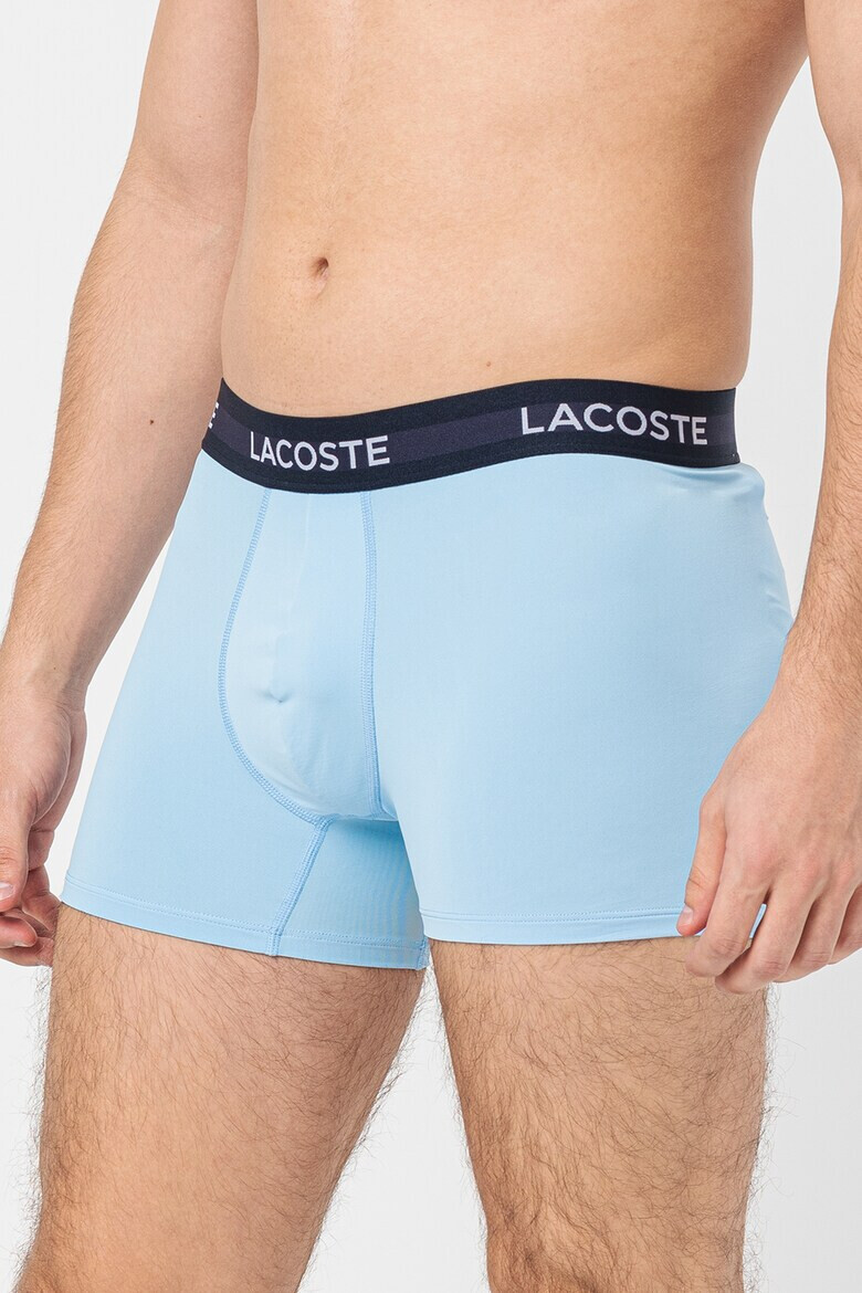 Lacoste Set de boxeri cu banda logo in talie - 3 perechi - Pled.ro