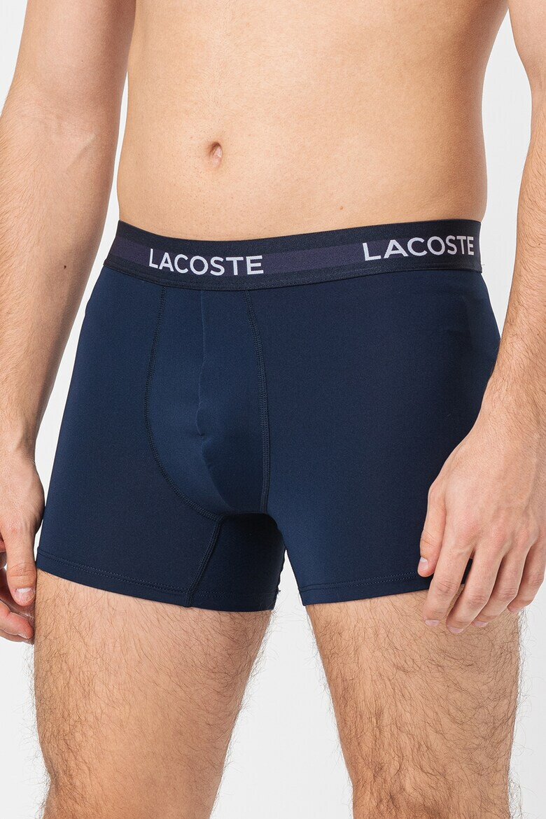 Lacoste Set de boxeri cu banda logo in talie - 3 perechi - Pled.ro