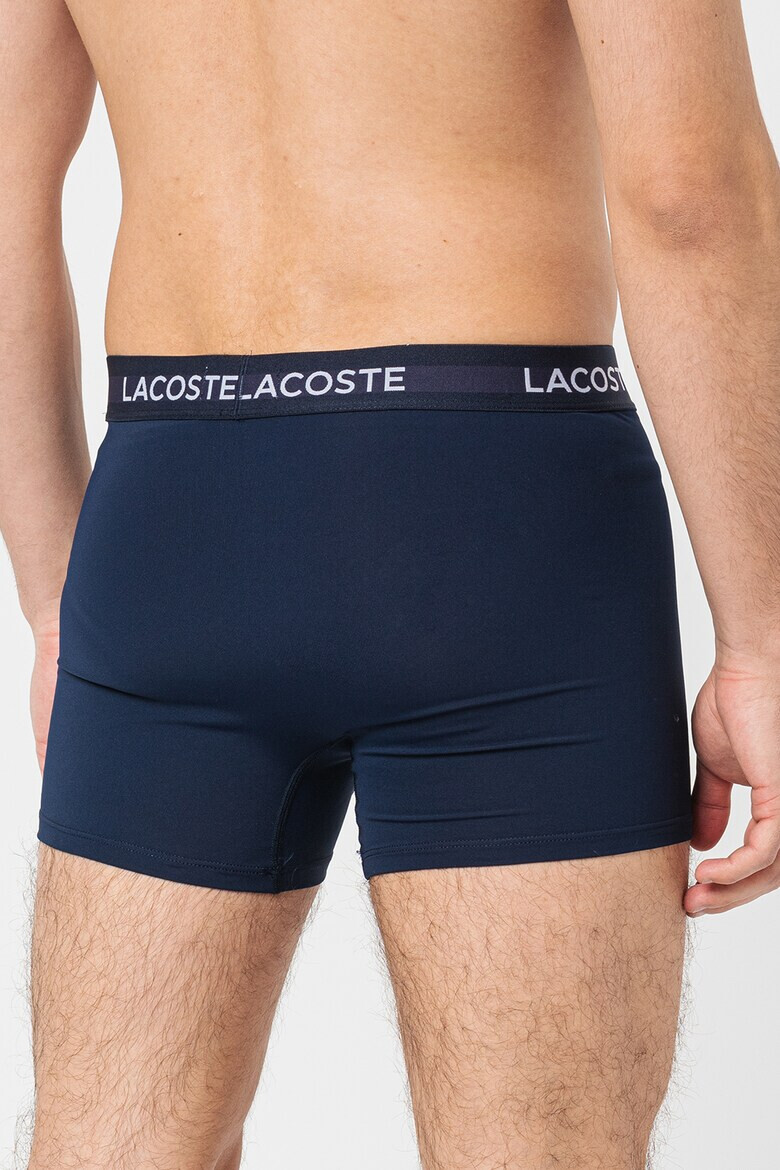 Lacoste Set de boxeri cu banda logo in talie - 3 perechi - Pled.ro