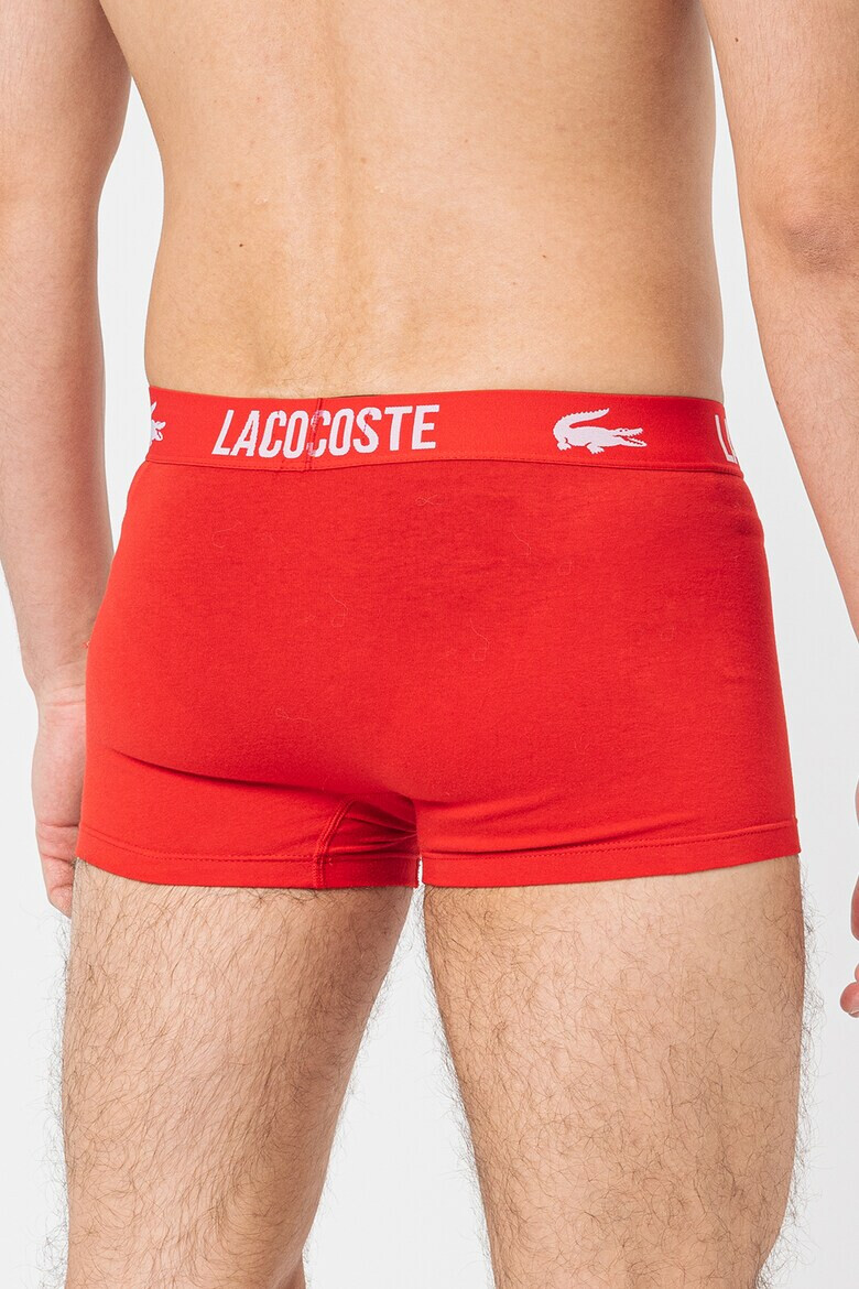 Lacoste Set de boxeri cu banda logo in talie - 3 perechi - Pled.ro