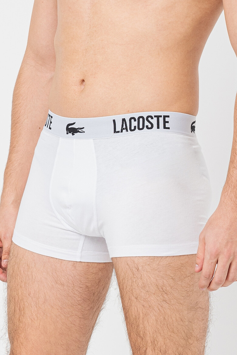 Lacoste Set de boxeri cu banda logo in talie - 3 perechi - Pled.ro